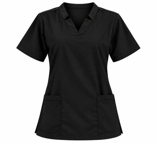 V Cut Neckline Scrub Top