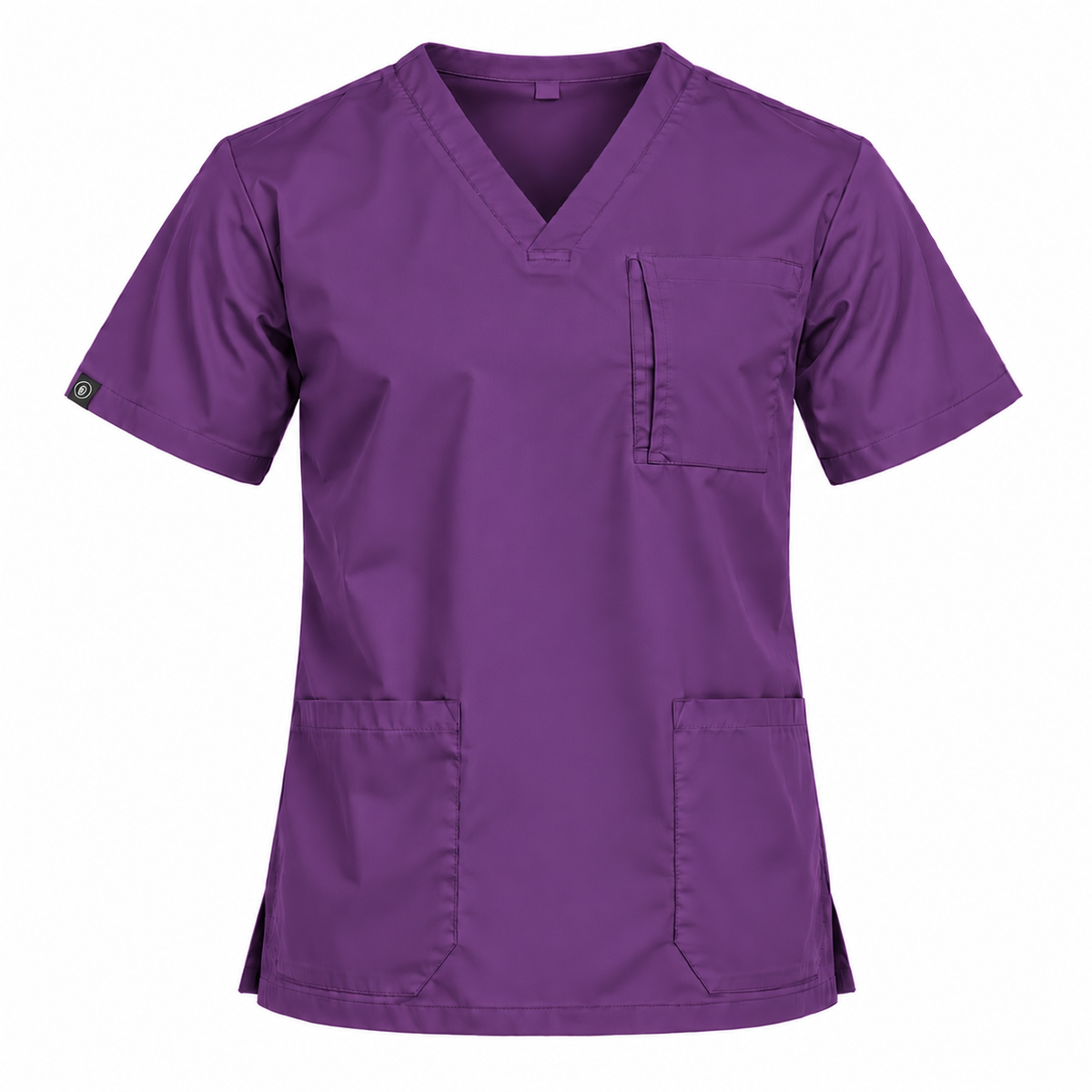 Tri Pocket Zip Scrub Top Men