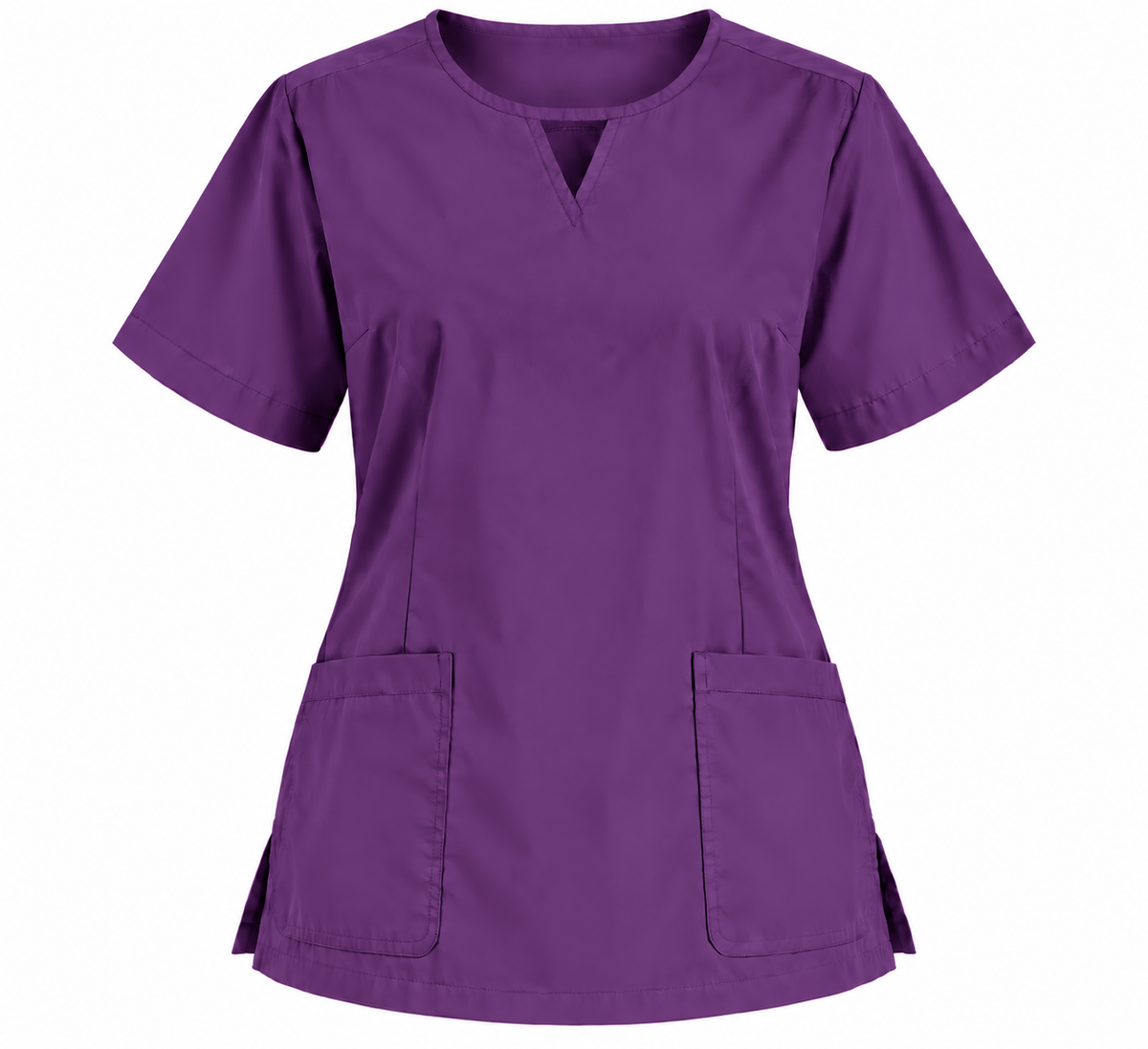 Key Neck Scrub Top