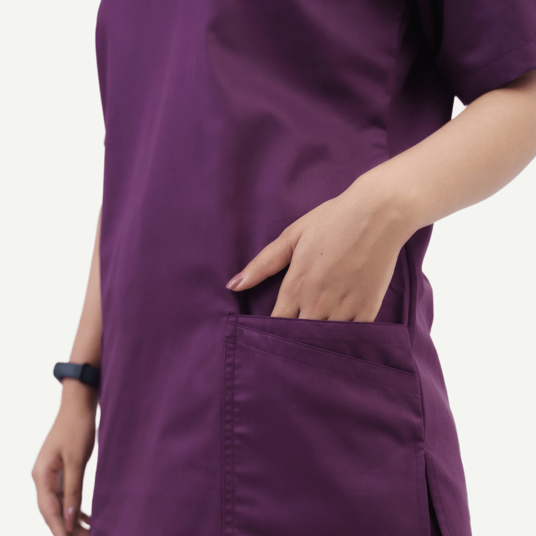 Criss Cross Neck - Line Scrub Set - dr.stitchess