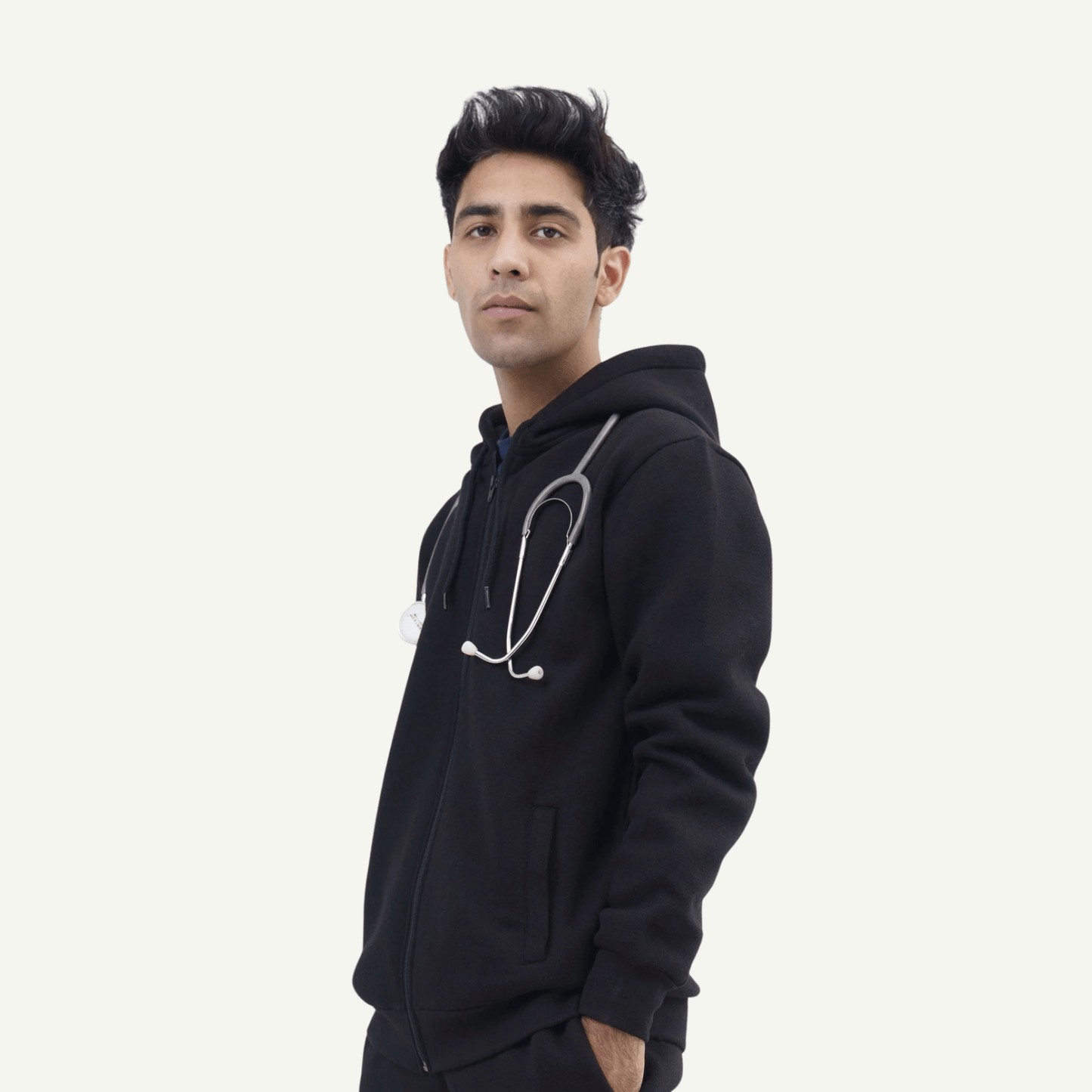 Essential Hoodie - Black - dr.stitchess