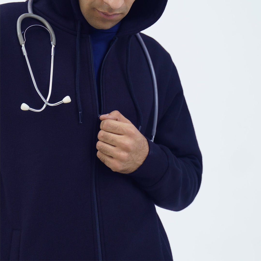 Essential Hoodie - Navy - dr.stitchess