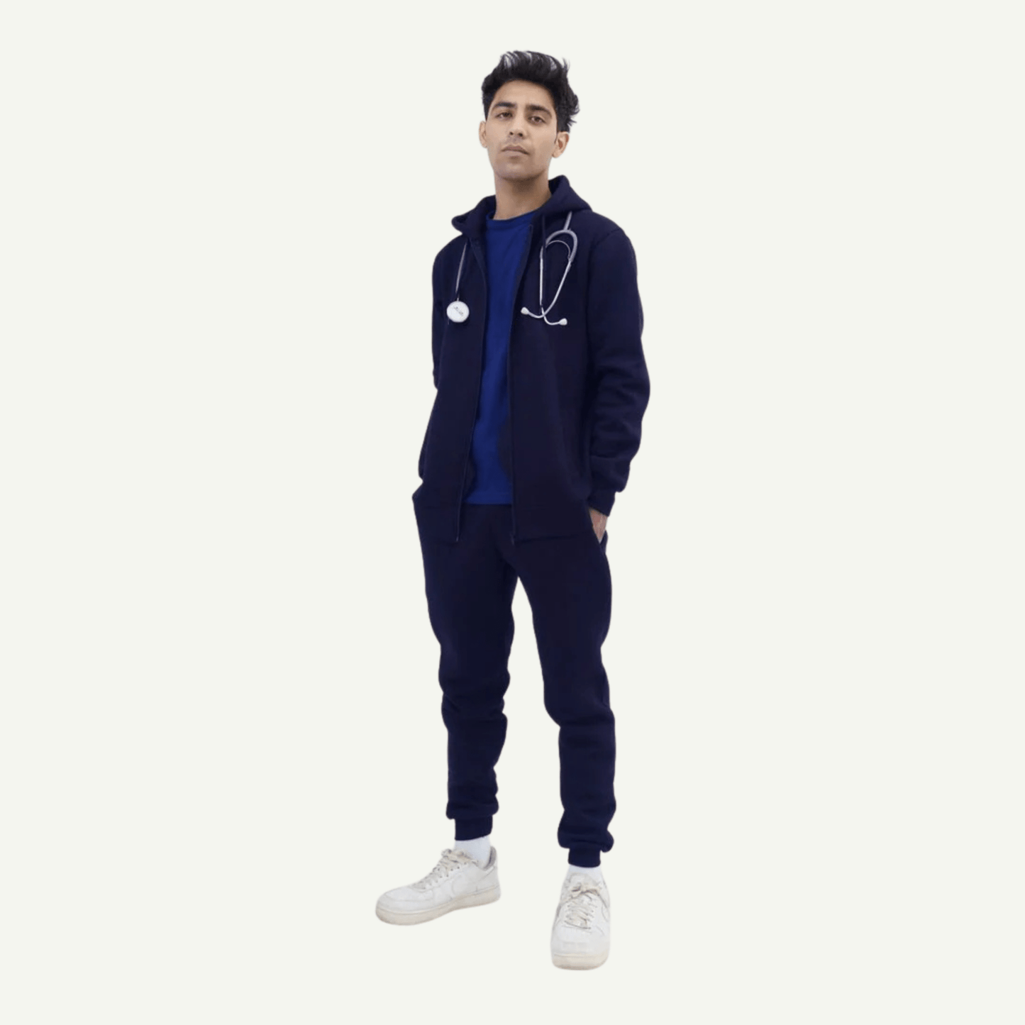 Essential Hoodie - Navy - dr.stitchess