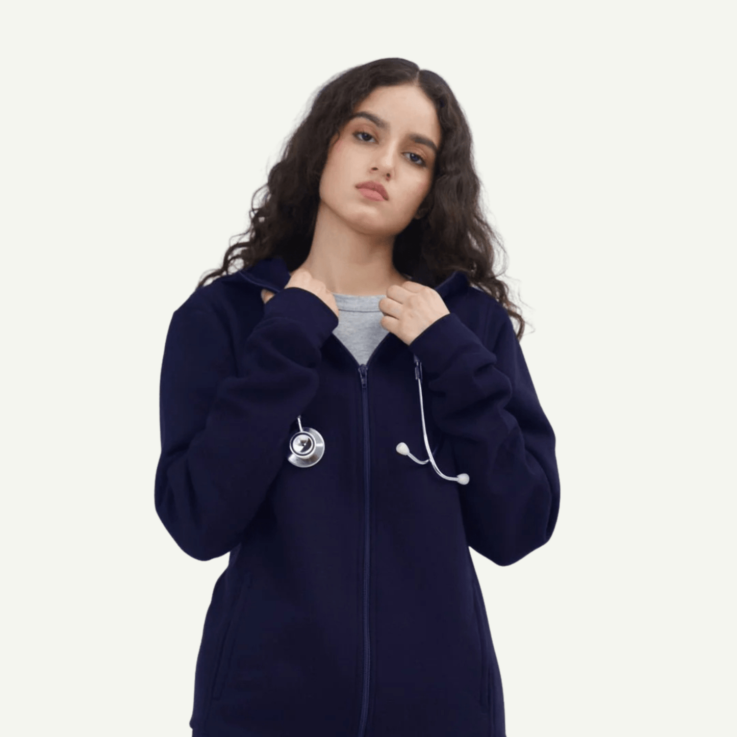 Essential Hoodie - Navy - dr.stitchess