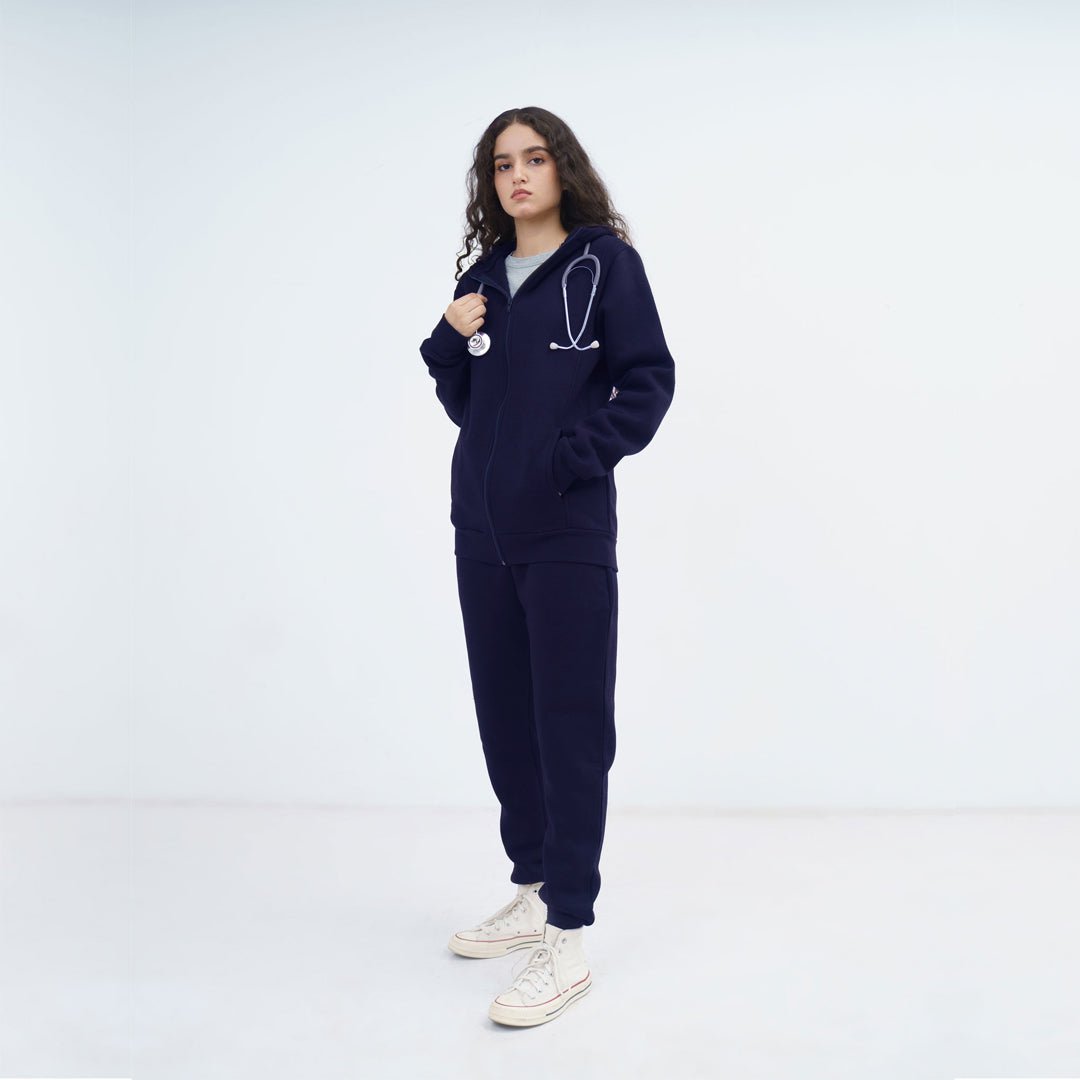 Essential Hoodie - Navy - dr.stitchess