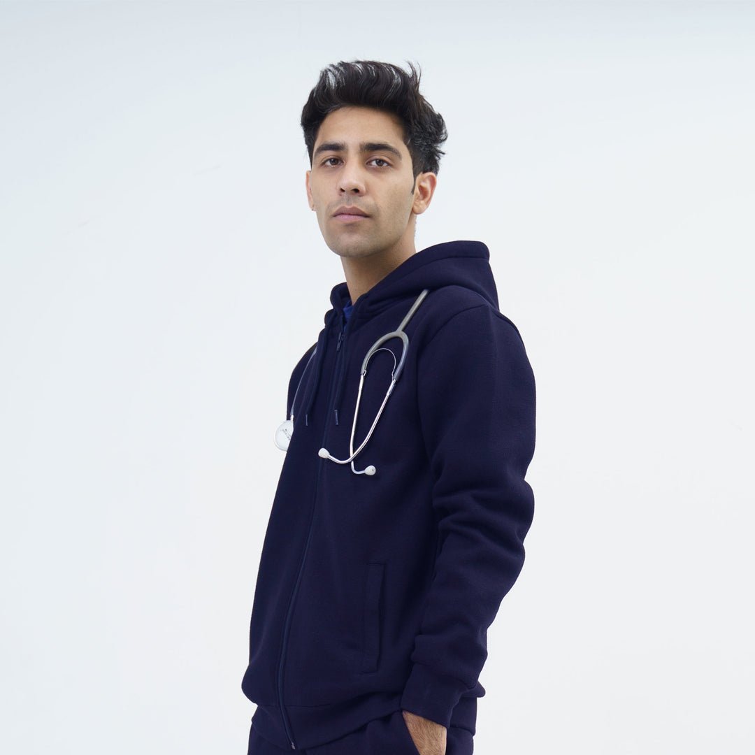 Essential Hoodie - Navy - dr.stitchess