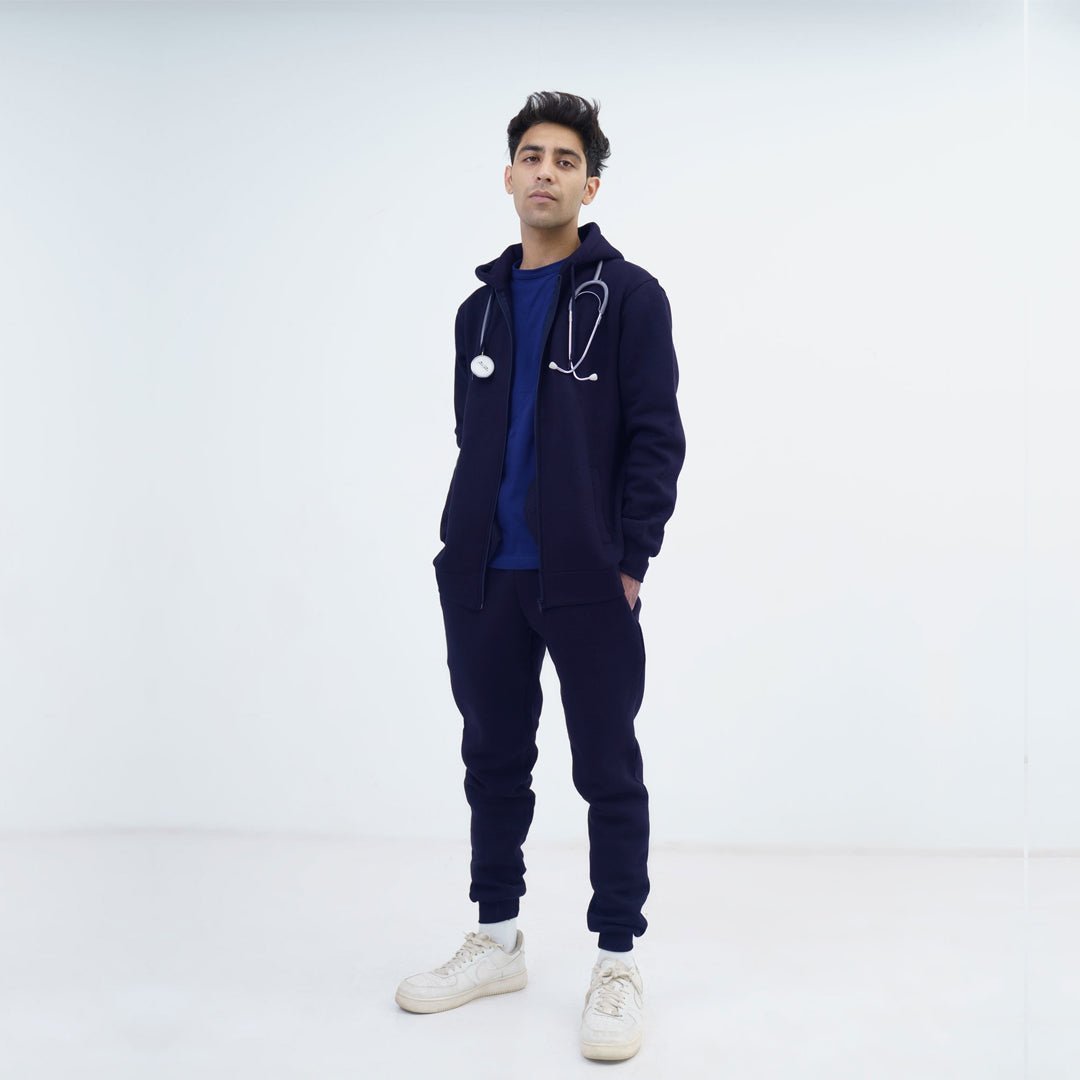 Essential Hoodie - Navy - dr.stitchess