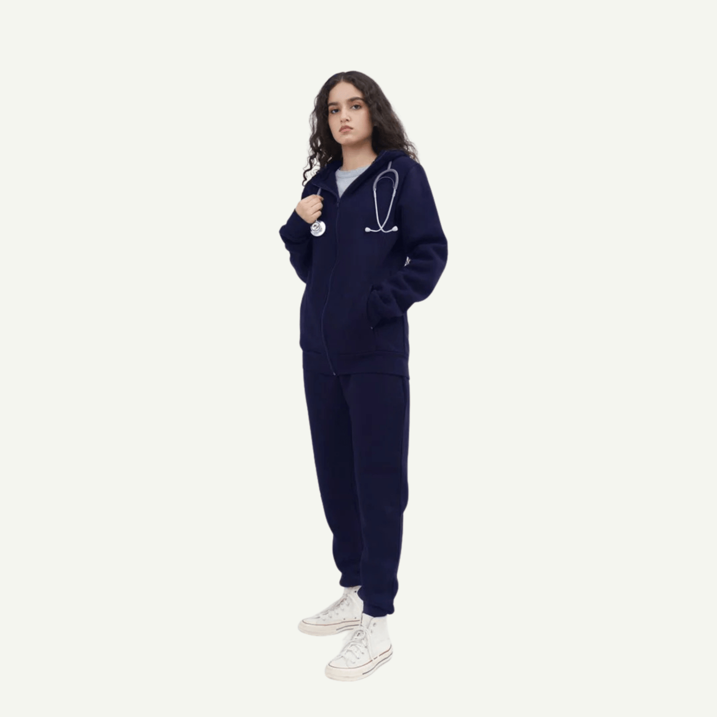 Essential Hoodie - Navy - dr.stitchess