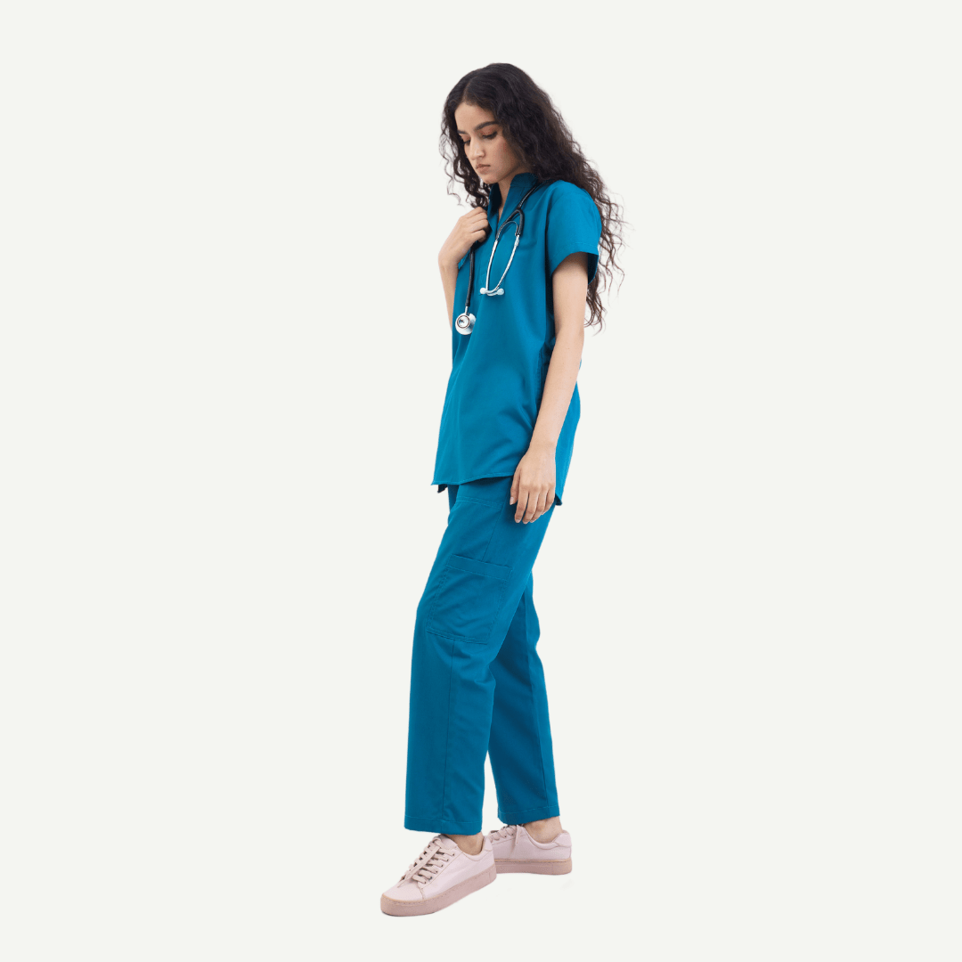 Front Placket Scrub Set - dr.stitchess
