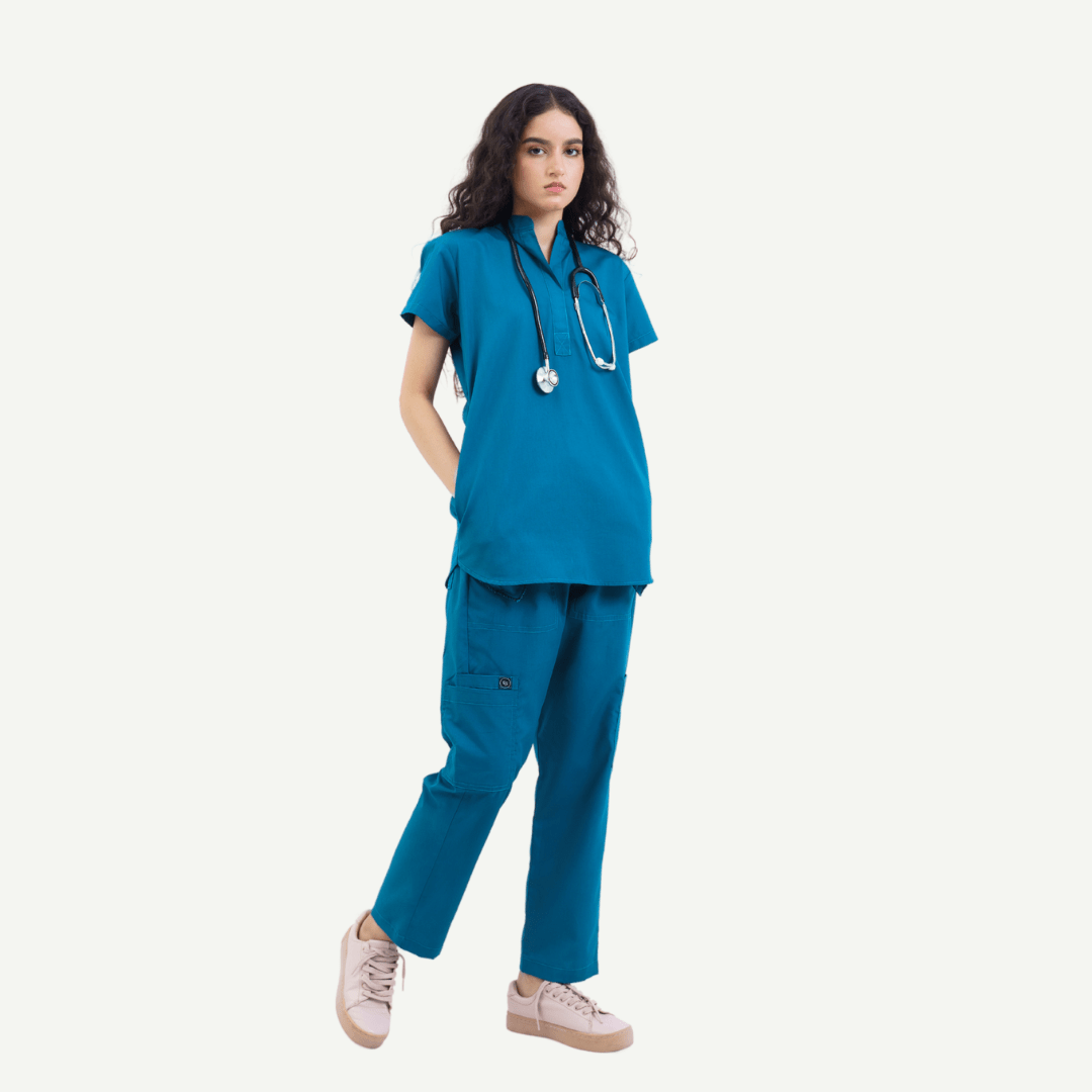 Front Placket Scrub Set - dr.stitchess