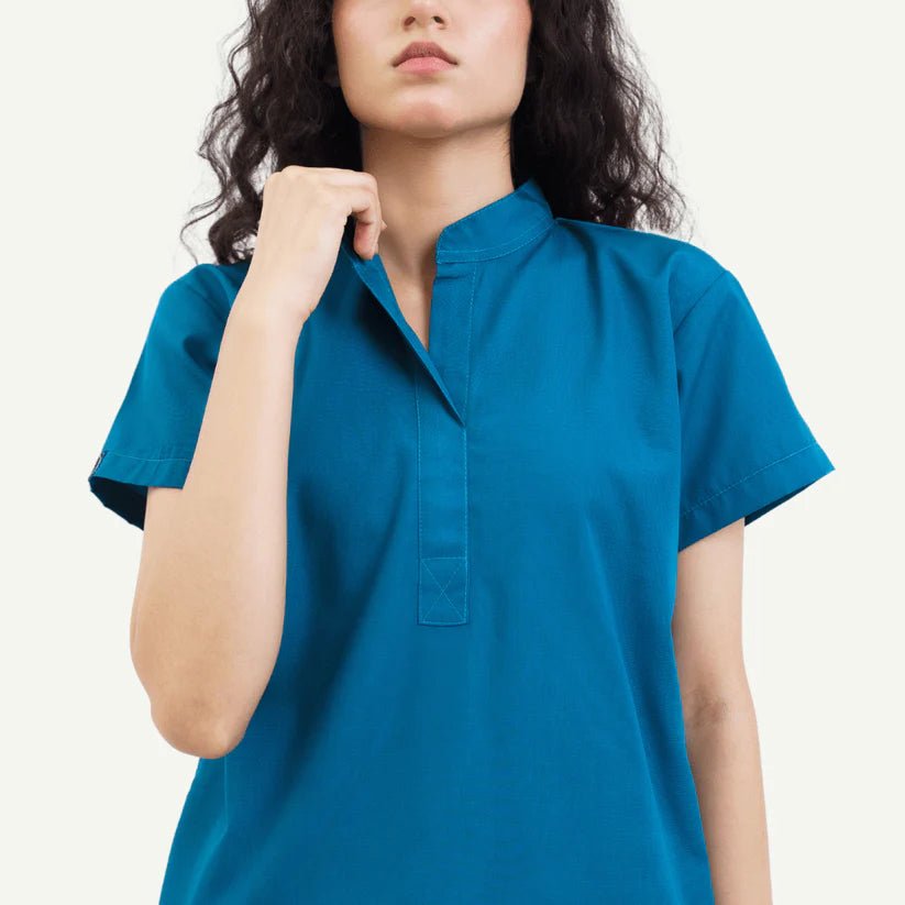 Front Placket Scrub Shirt - dr.stitchess