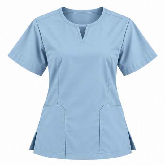 Key Neck Scrub Top