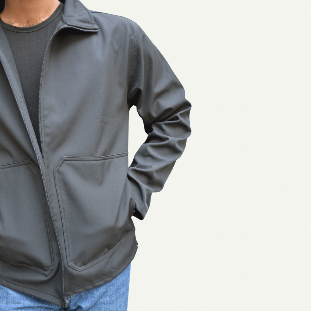 Men’s Premium Softshell Jacket – Black - dr.stitchess