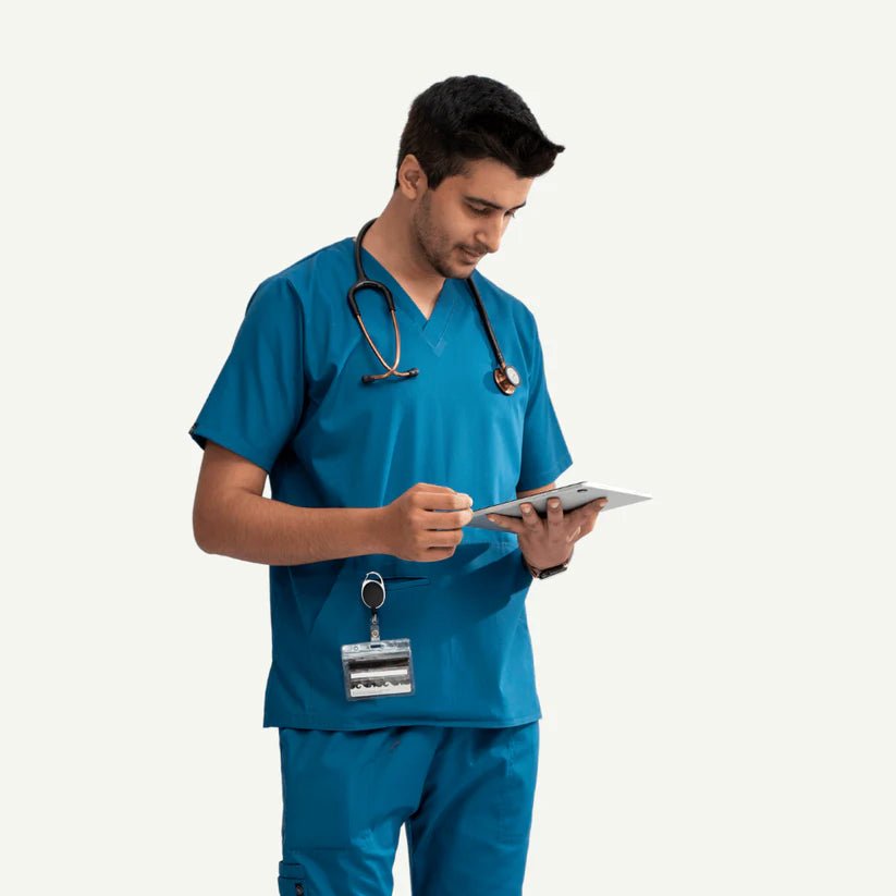 Pouch Pocket Scrub Shirt - dr.stitchess