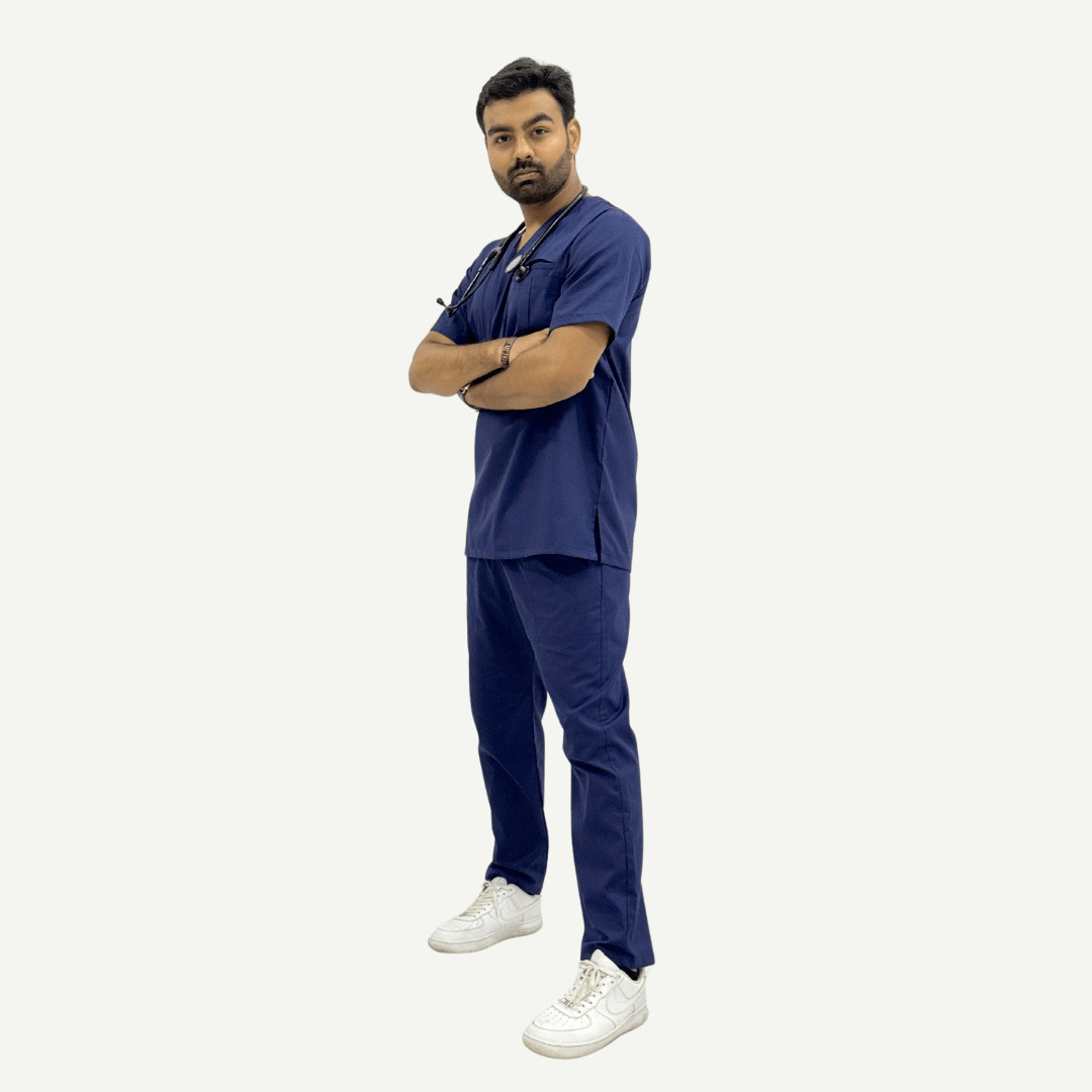 Two Chest Pocket Scrub Set - dr.stitchess