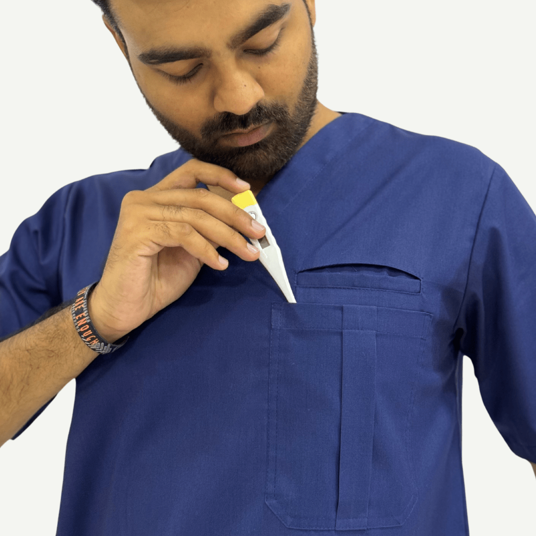 Two Chest Pocket Scrub Set - dr.stitchess