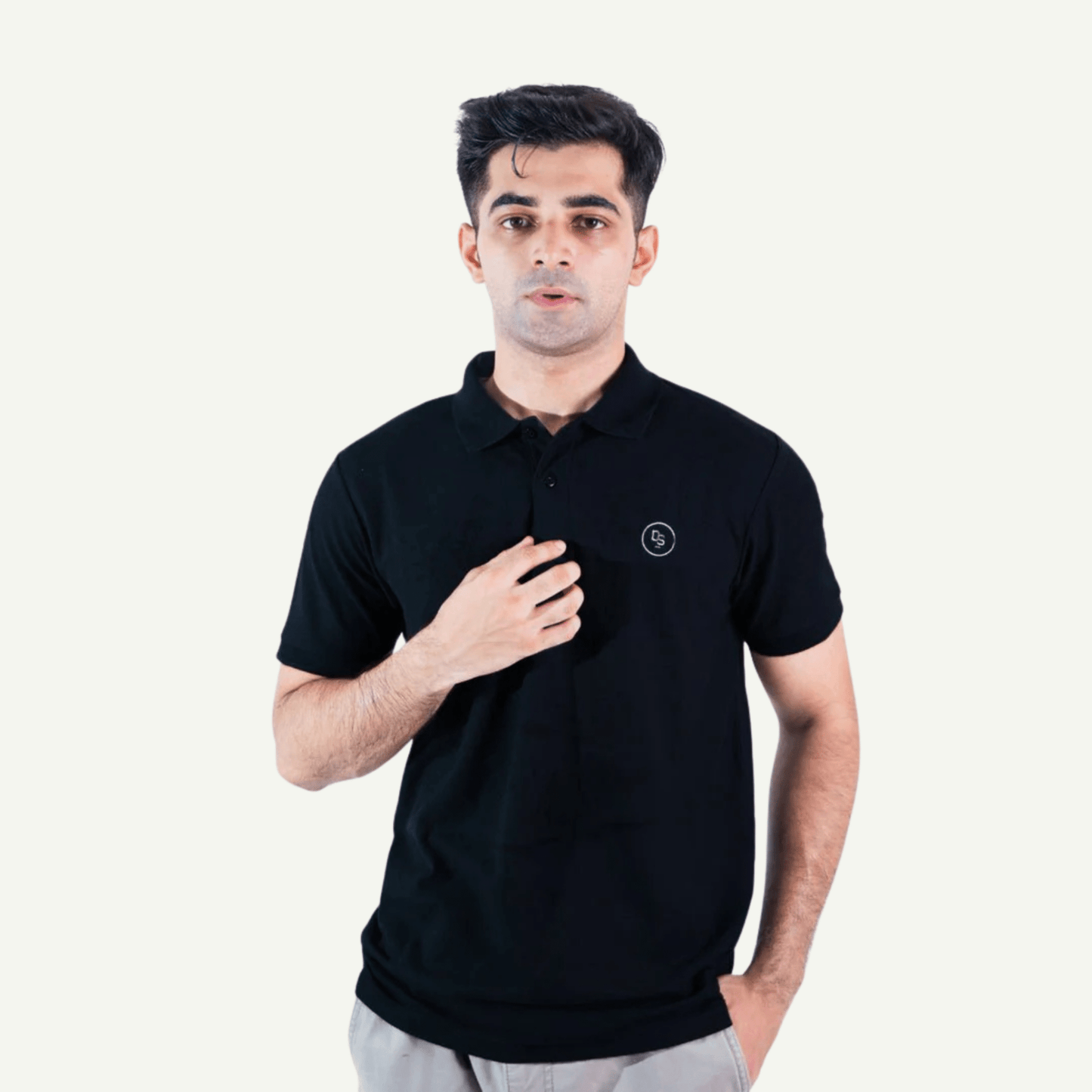 Unisex Polo Shirt - Black - dr.stitchess