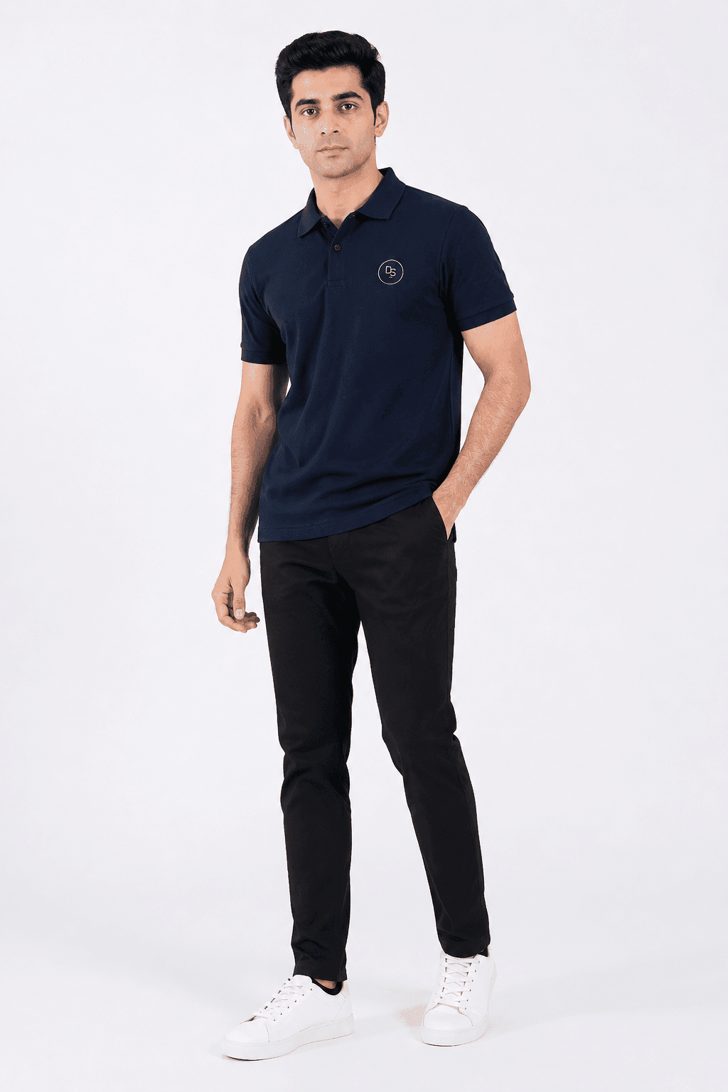 Unisex Polo Shirt - Navy - dr.stitchess