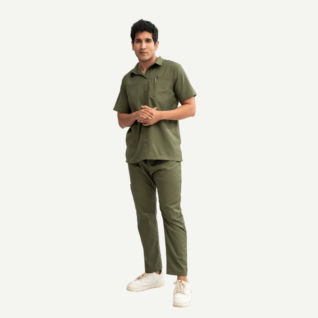 Urban Collar Scrub Set - dr.stitchess