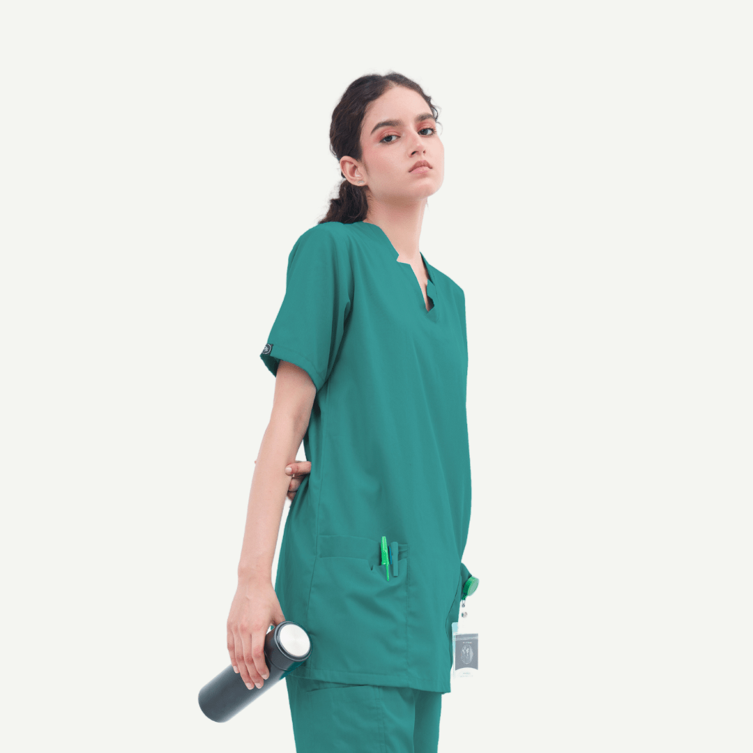 V - Cut Neckline Scrub Set - dr.stitchess