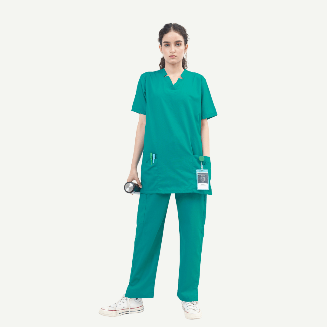 V - Cut Neckline Scrub Set - dr.stitchess
