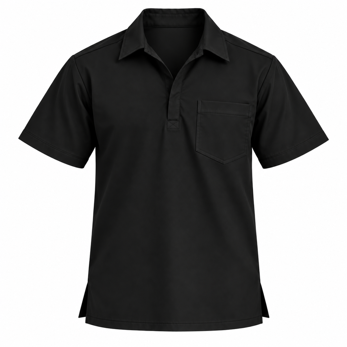 Urban Collar Scrub Top Men