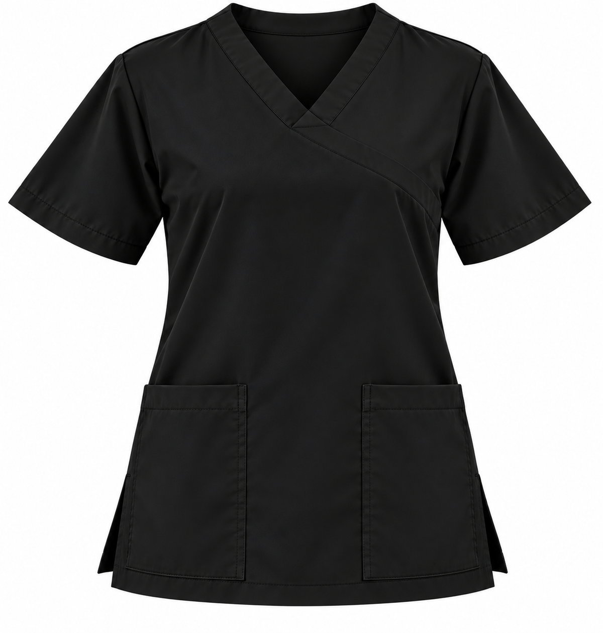 Extended V Neckline Scrub Top