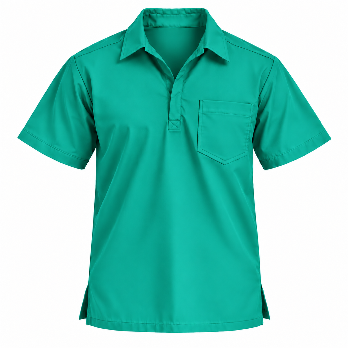 Urban Collar Scrub Top Men