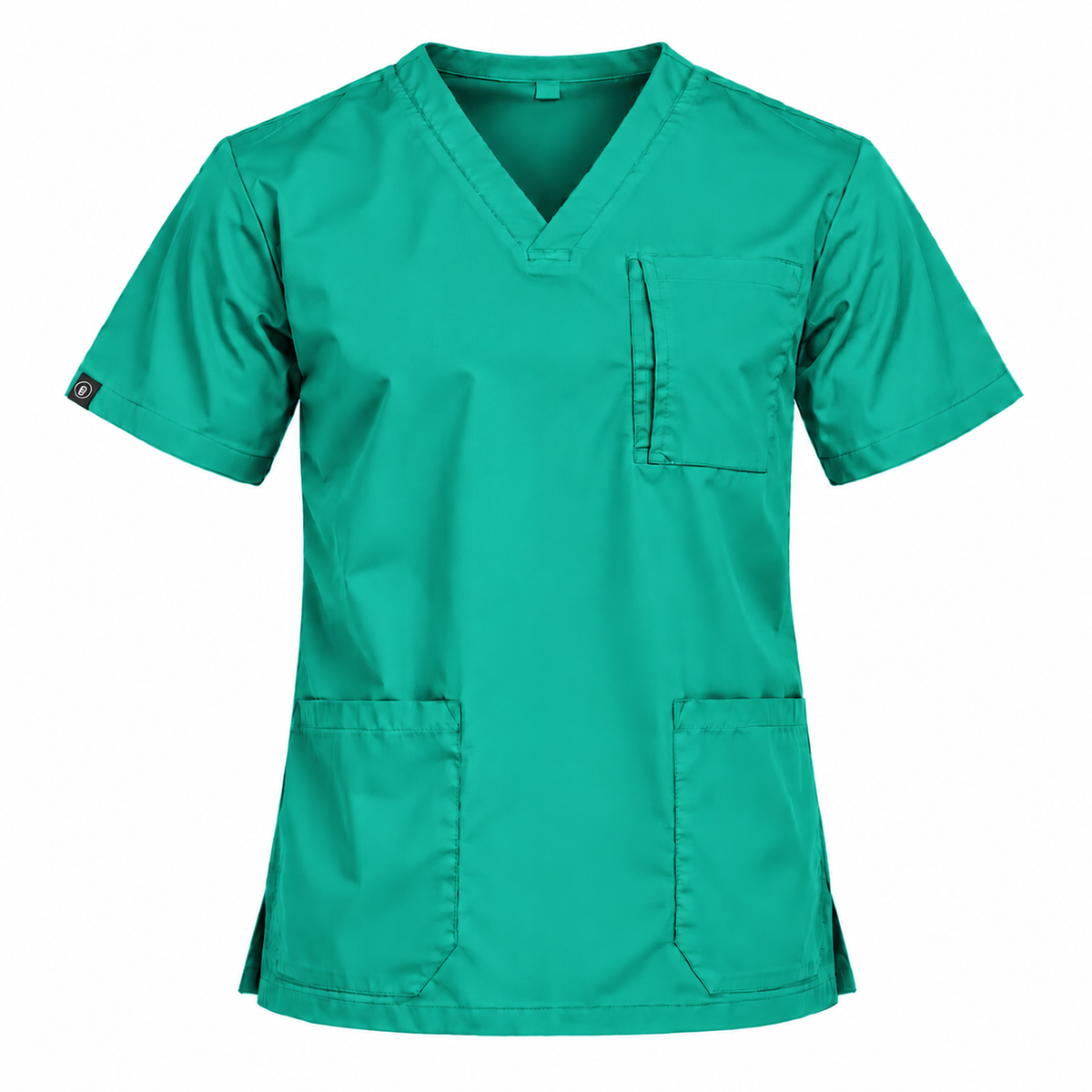 Tri Pocket Zip Scrub Top Men