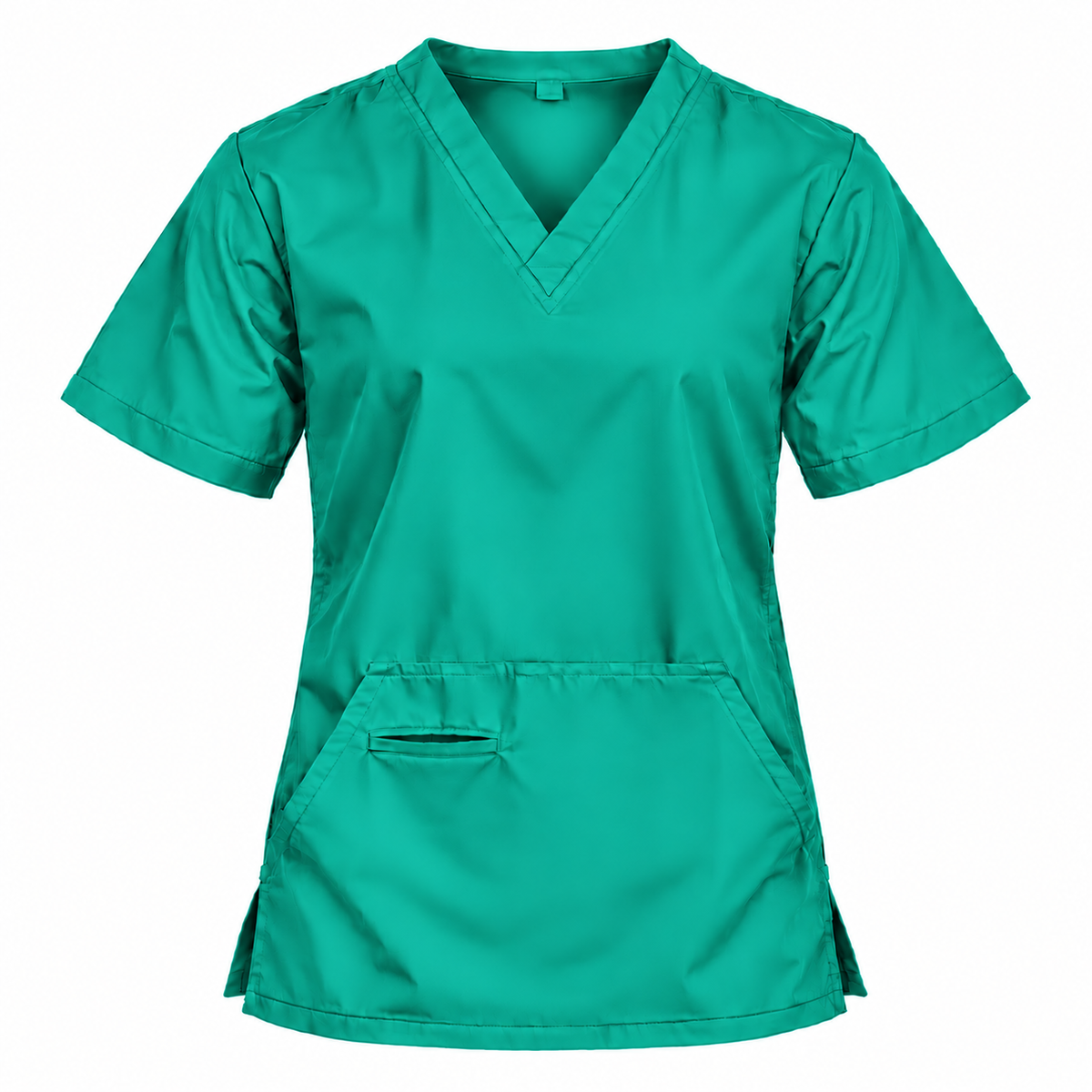Pouch Pocket Scrub Top Men