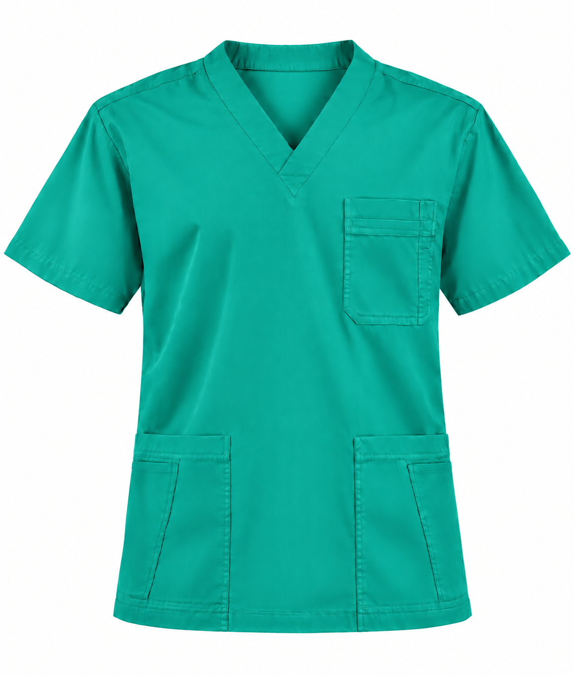 Basic V-Neck Scrub Top Men