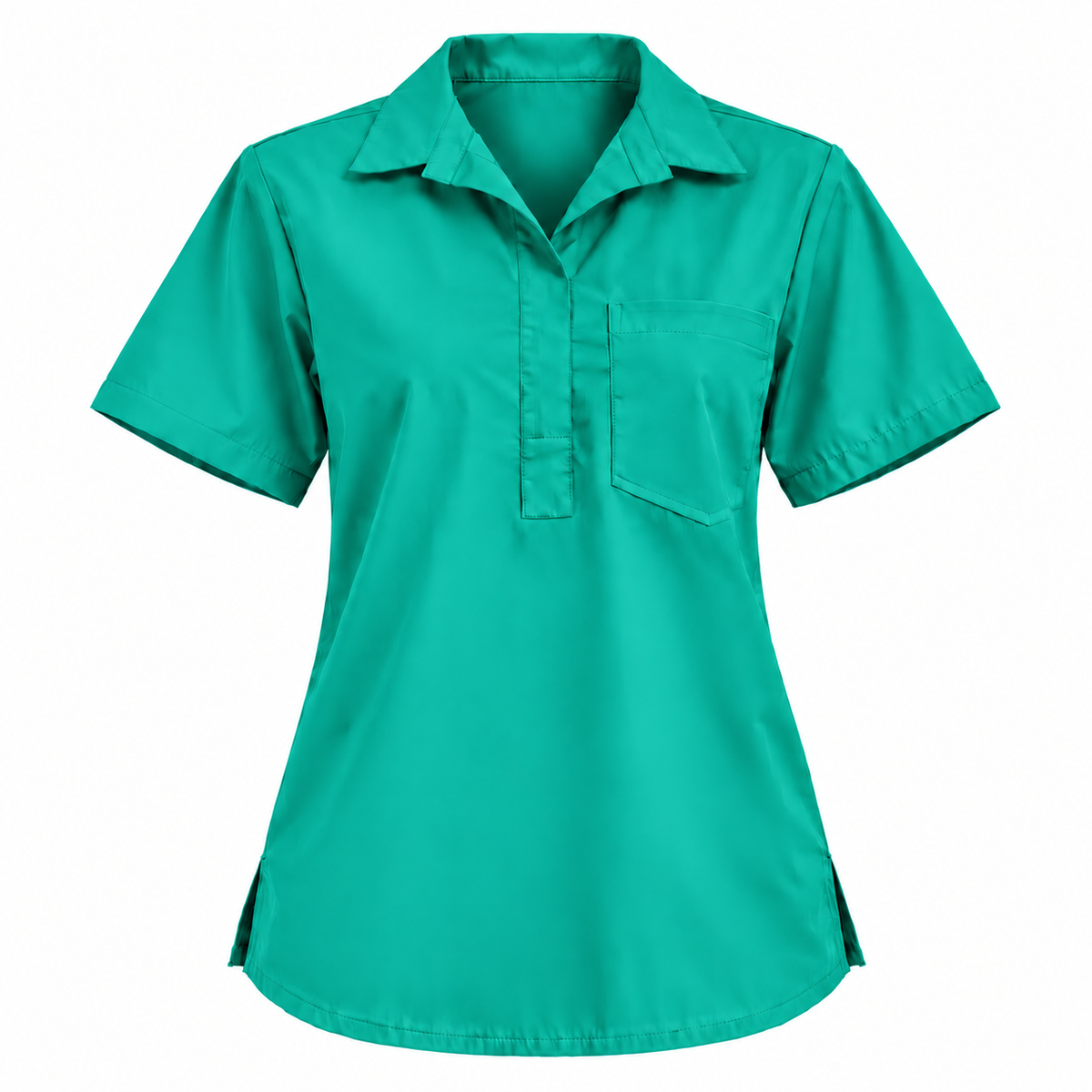 Femme Collar Scrub Top