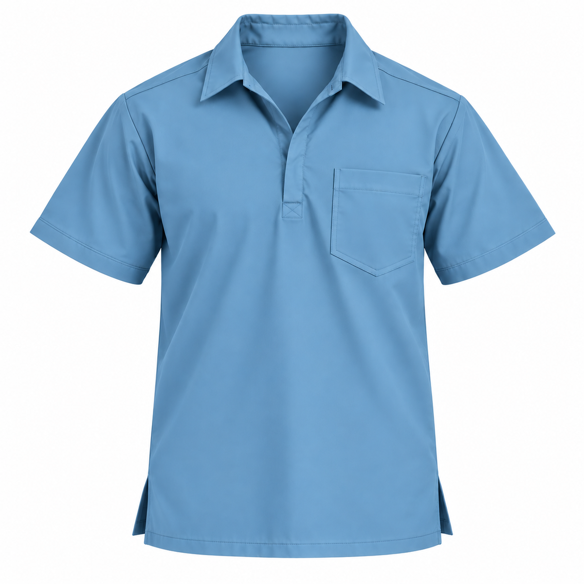 Urban Collar Scrub Top Men