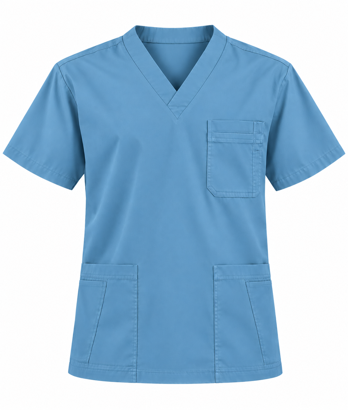 Basic V-Neck Scrub Top Men