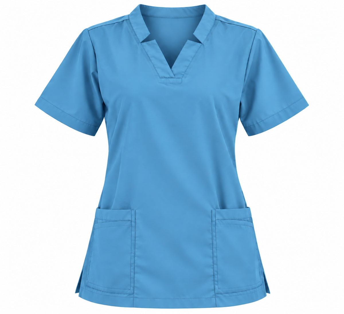 V Cut Neckline Scrub Top