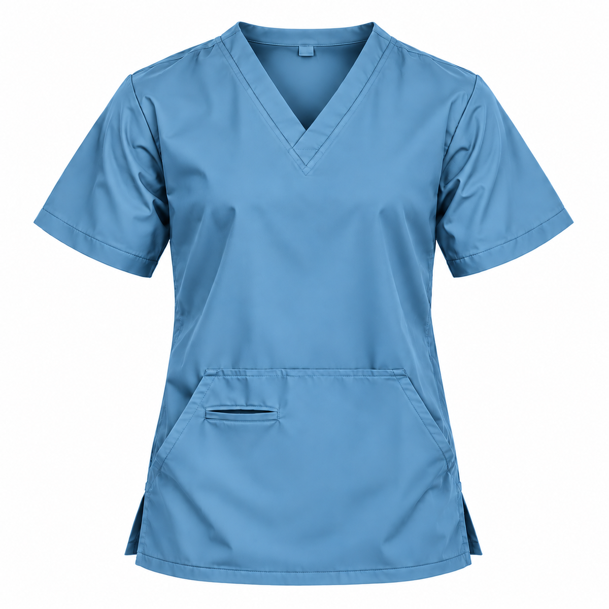 Pouch Pocket Scrub Top Men
