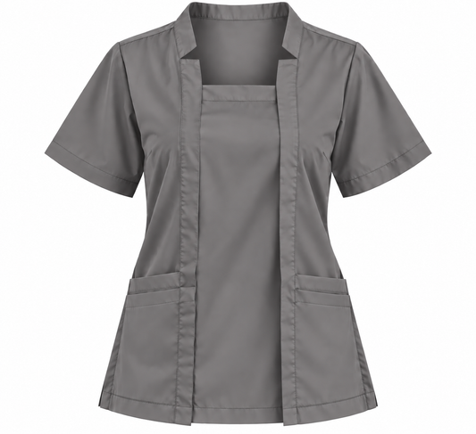 V Cut Panel Scrub Top