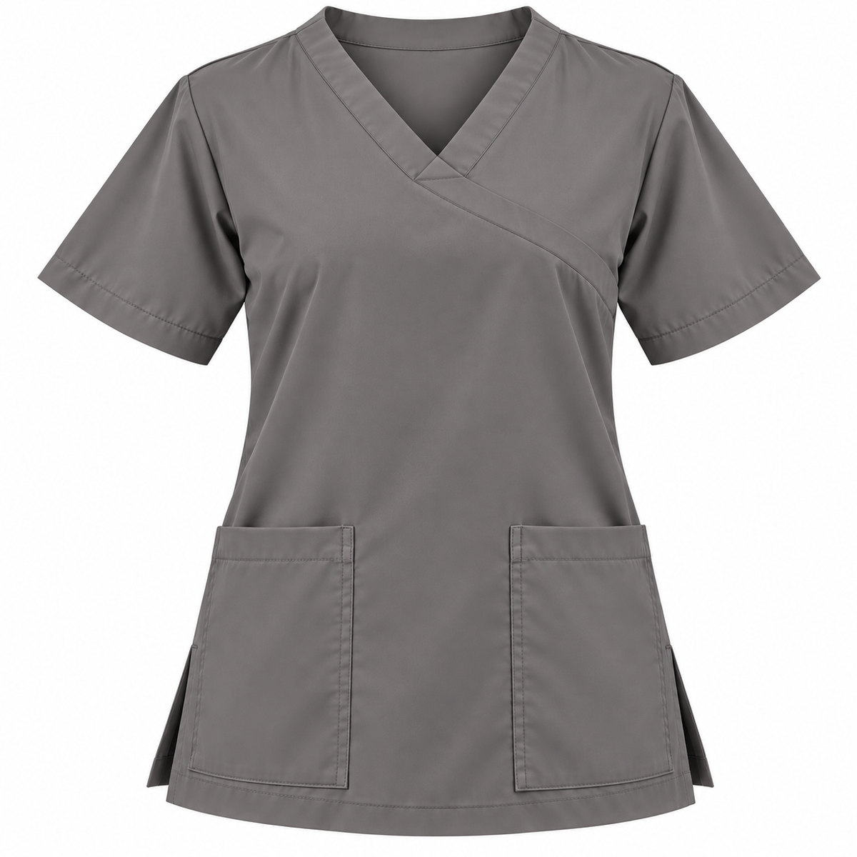 Extended V Neckline Scrub Top