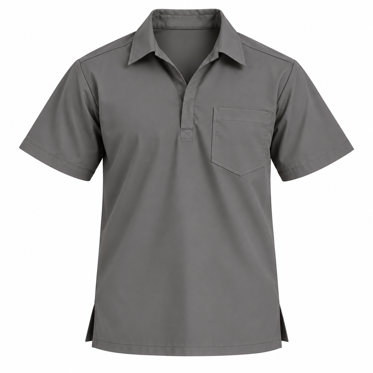 Urban Collar Scrub Top Men