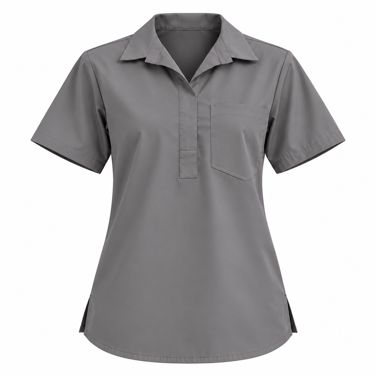 Femme Collar Scrub Top