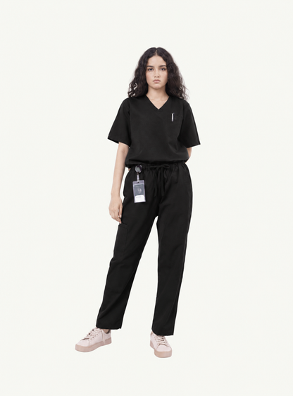 Women's Tri-Pocket Medical Scrub Set