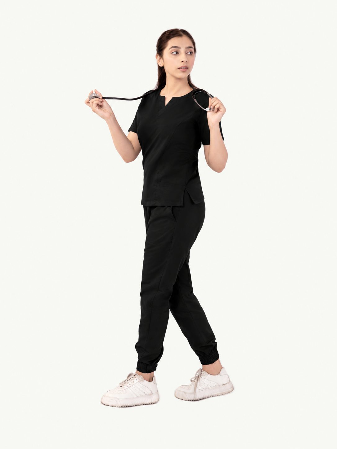 Round Neckline Scrub Set