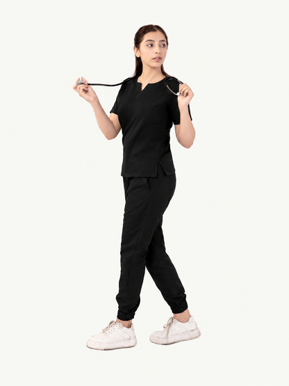 Round Neckline Scrub Set