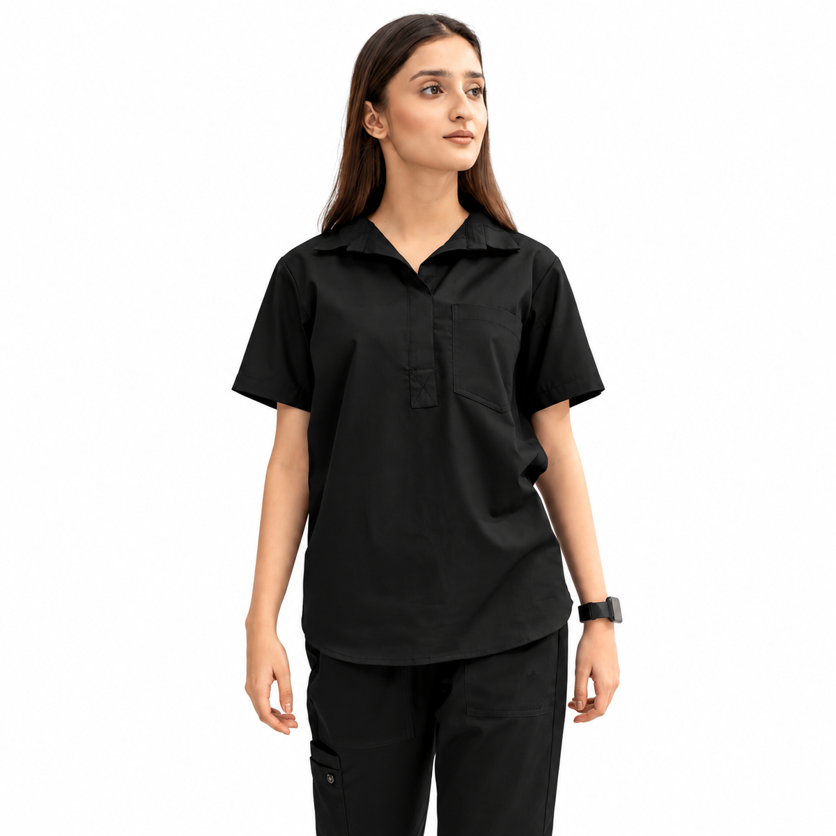 Women's Femme Collar Medical Scrub Set