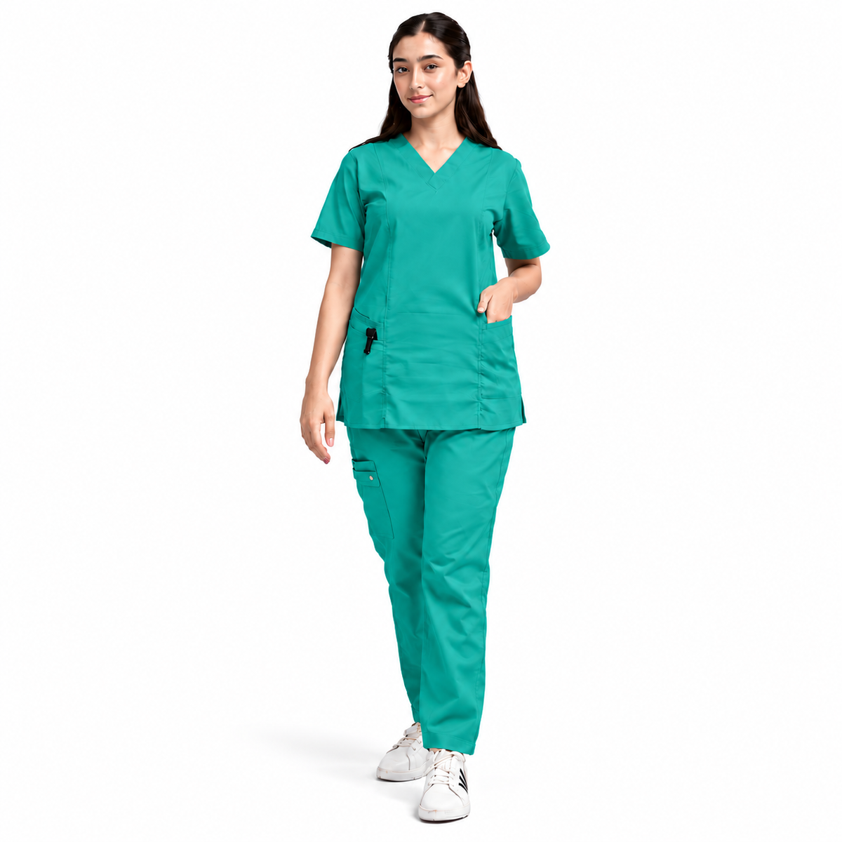 Women's Duo-Pocket Medical Scrub Set