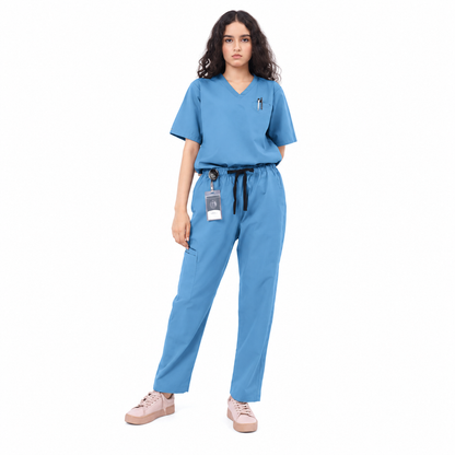 Women's Tri-Pocket Medical Scrub Set