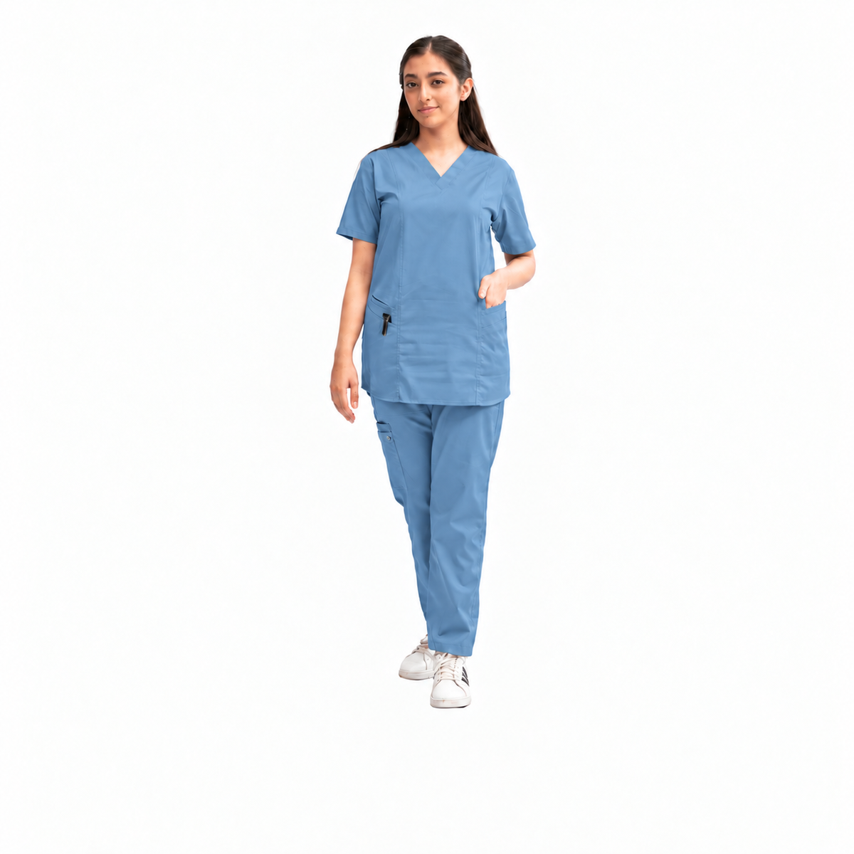 Women's Duo-Pocket Medical Scrub Set