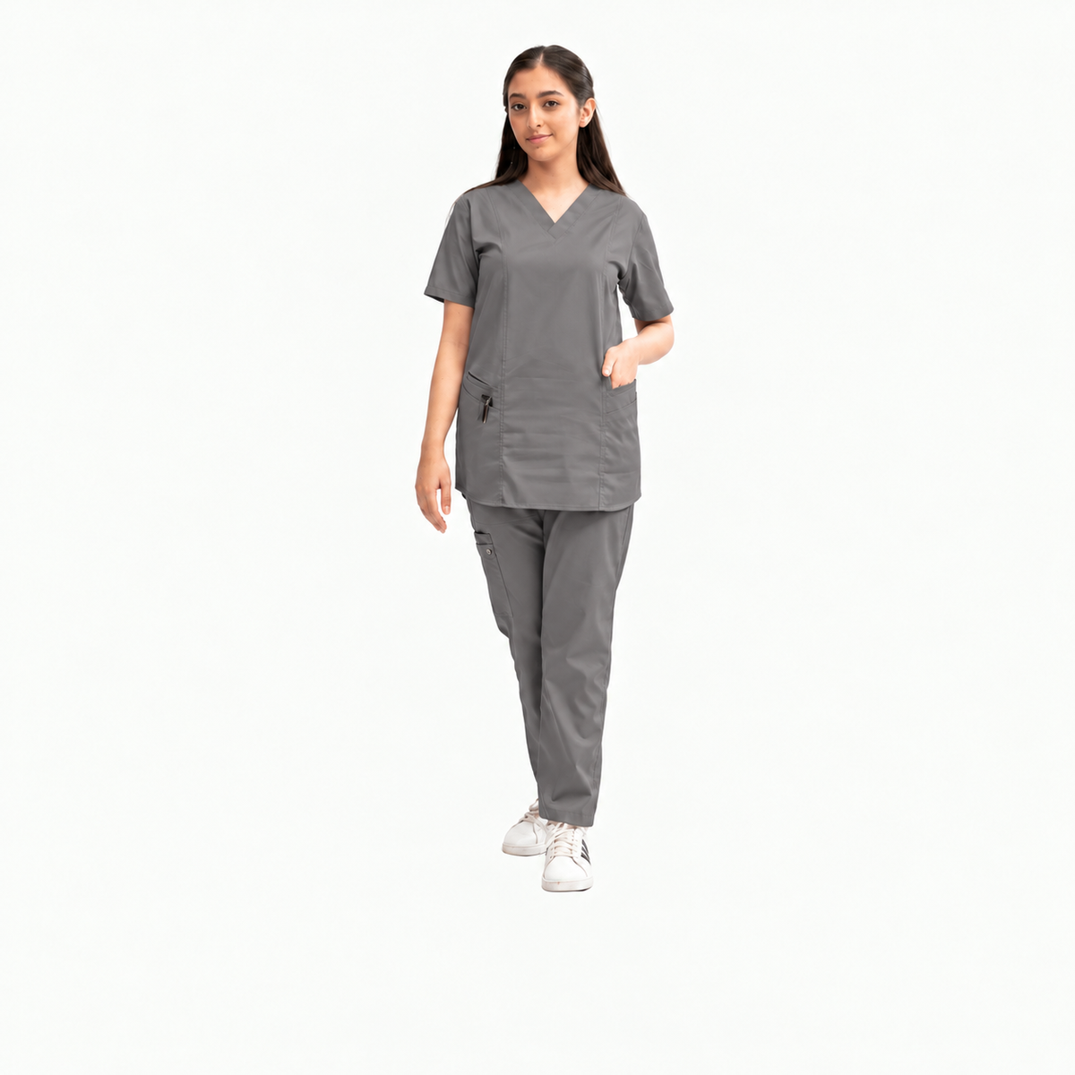 Women's Duo-Pocket Medical Scrub Set