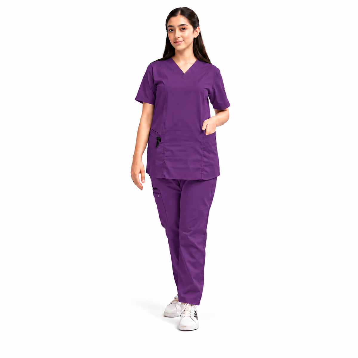 Women's Duo-Pocket Medical Scrub Set