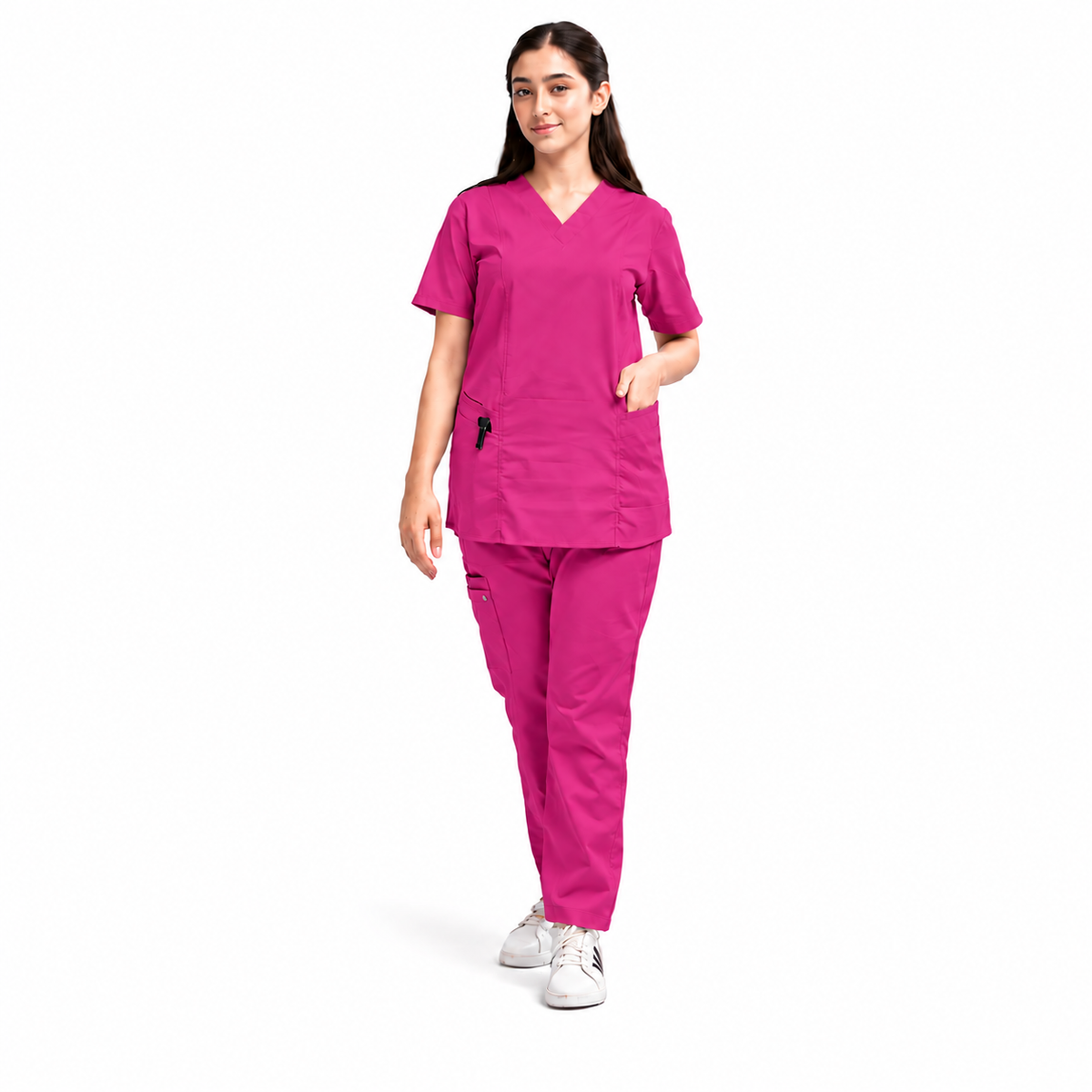 Women's Duo-Pocket Medical Scrub Set